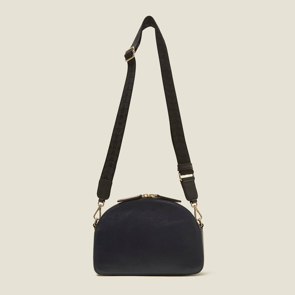 Orla Kiely Luna Crossbody - Spot Flower Navy