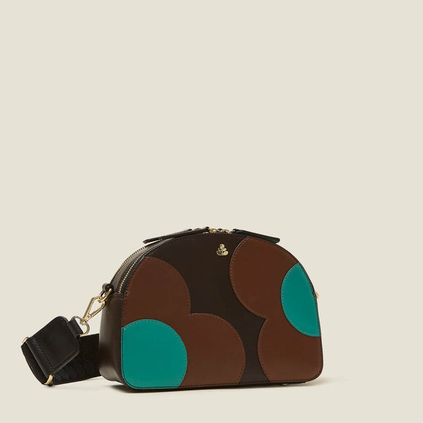 Orla Kiely Luna Crossbody - Spot Flower Walnut
