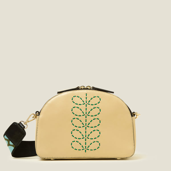 Orla Kiely Luna Crossbody - Whipstitch Stem Cream
