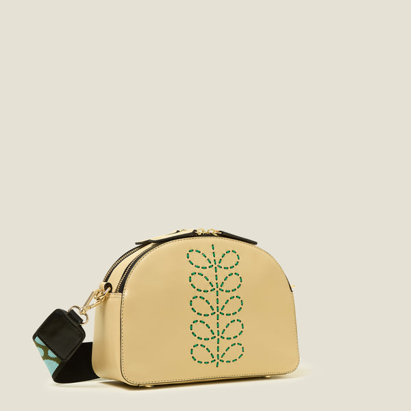 Orla Kiely Luna Crossbody - Whipstitch Stem Cream