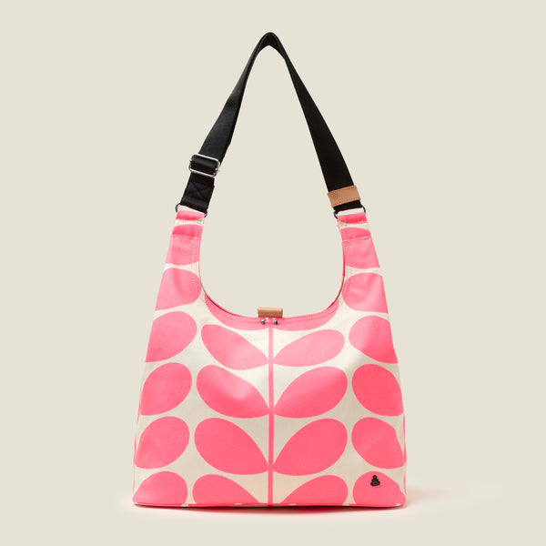 Orla Kiely Midi Crossbody - Neon Pink