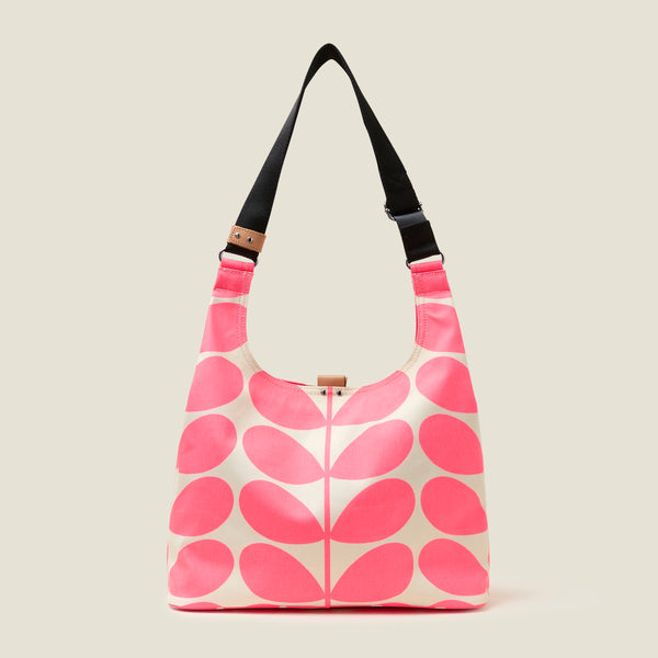 Orla Kiely Midi Crossbody - Neon Pink