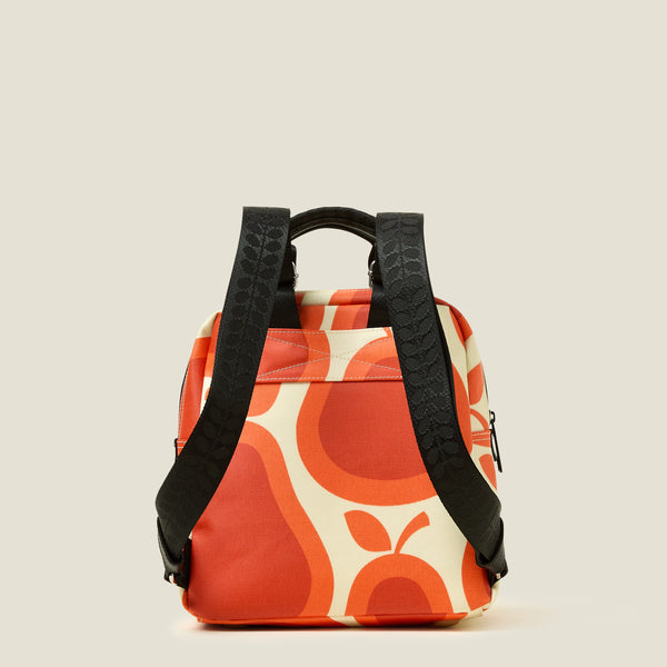Orla Kiely Mini Lotta Backpack - Pear Tomato