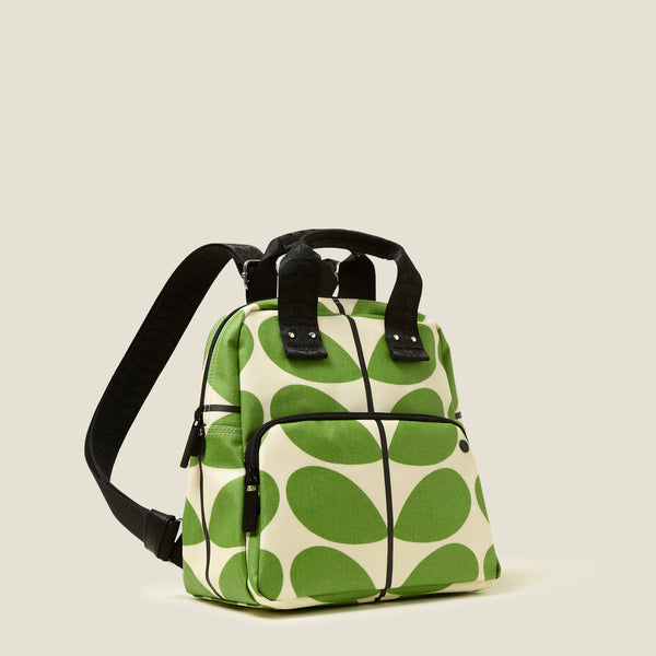 Orla Kiely Mini Lotta Backpack - Solid Stem Apple