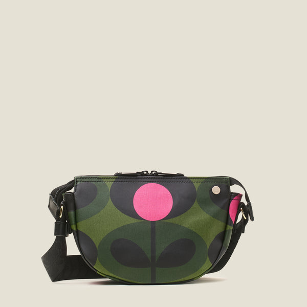 orla kiely Mini Rounder Crossbody - Oval Stem Forest