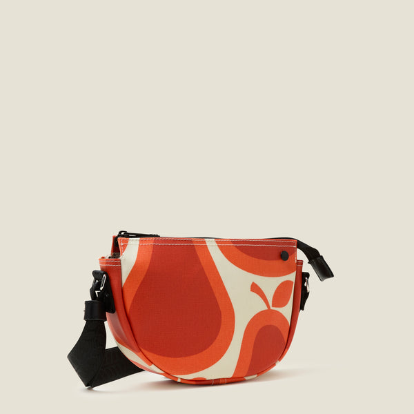 Orla Kiely Mini Rounder Crossbody - Pear Tomato
