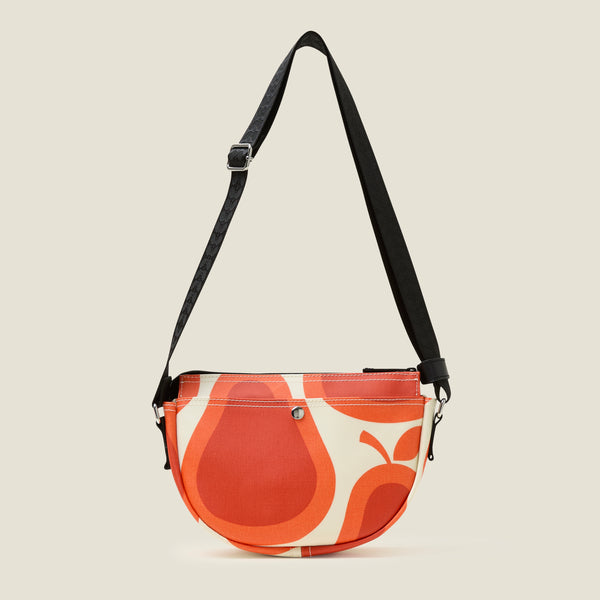 Orla Kiely Mini Rounder Crossbody - Pear Tomato