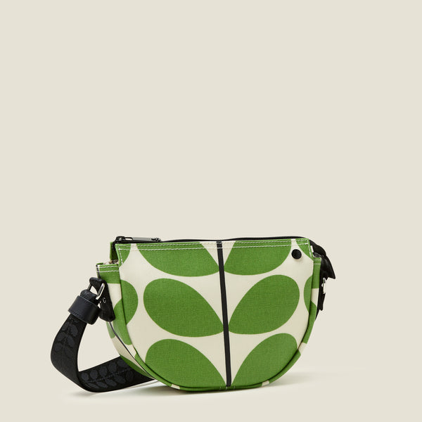 Orla Kiely Mini Rounder Crossbody - Solid Stem Apple