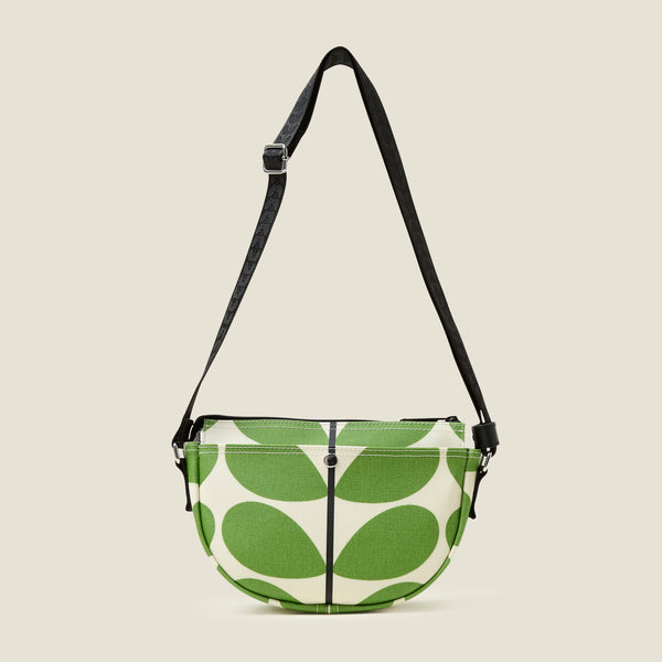 Orla Kiely Mini Rounder Crossbody - Solid Stem Apple