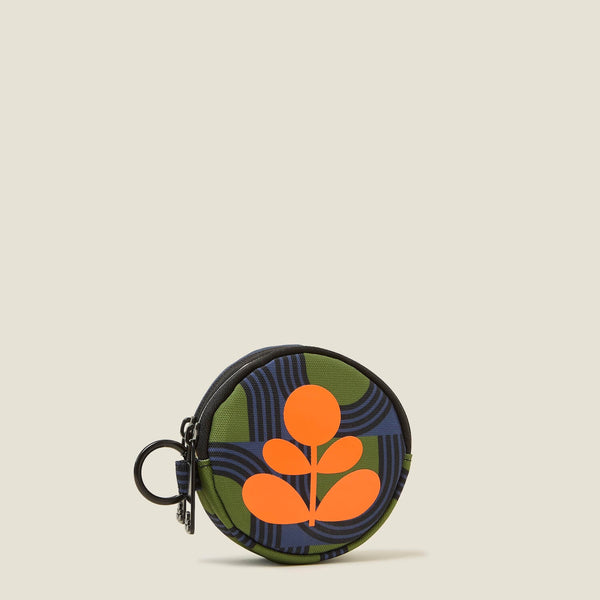 Orla Kiely Pi Coin Purse - Aura Marine