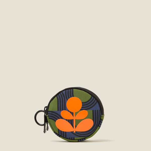 orla kiely Pi Coin Purse - Aura Marine