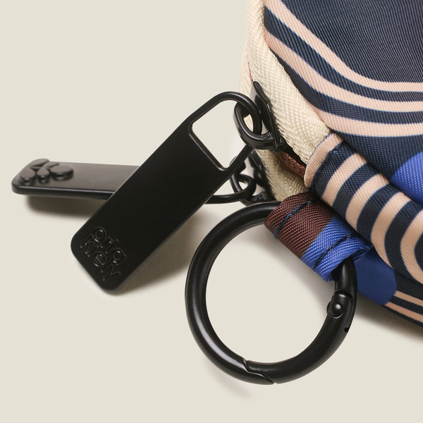 Orla Kiely Pi Coin Purse - Electric Flora Cobalt