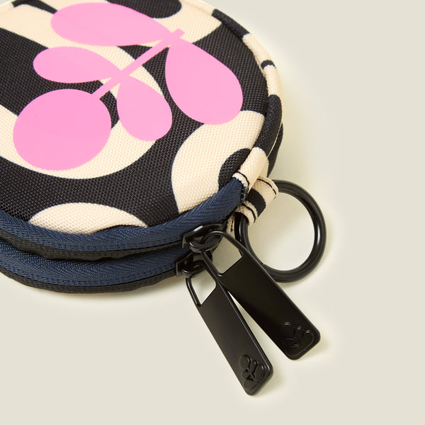 Orla Kiely Pi Coin Purse - Noodle Black