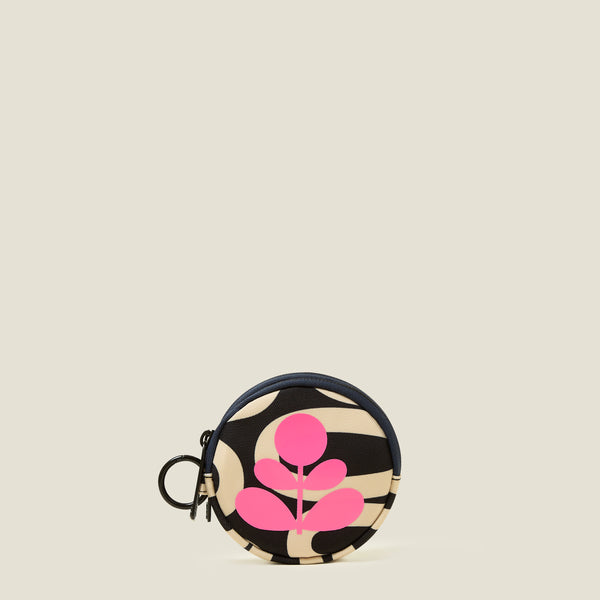 orla kiely Pi Coin Purse - Noodle Black