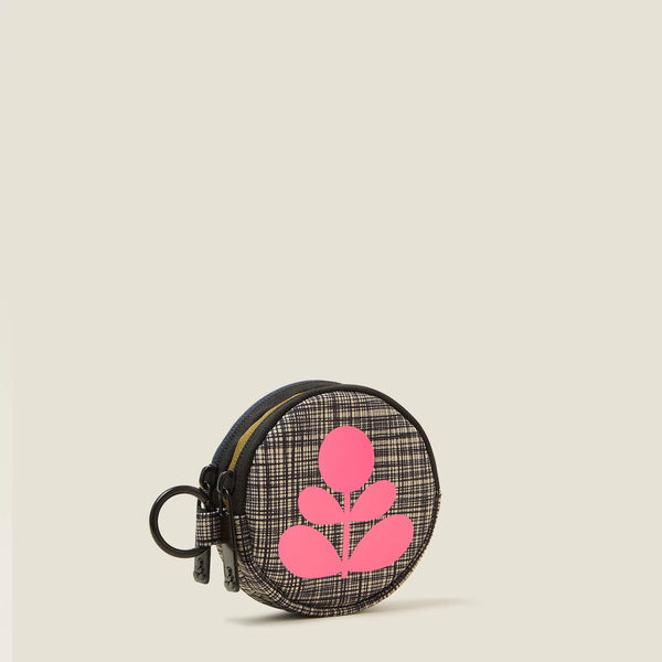 Orla Kiely Pi Coin Purse - Scribble Print Black