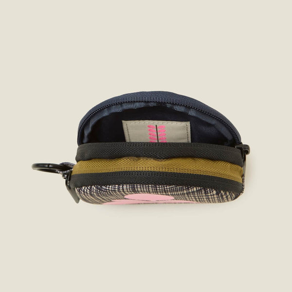 Orla Kiely Pi Coin Purse - Scribble Print Black