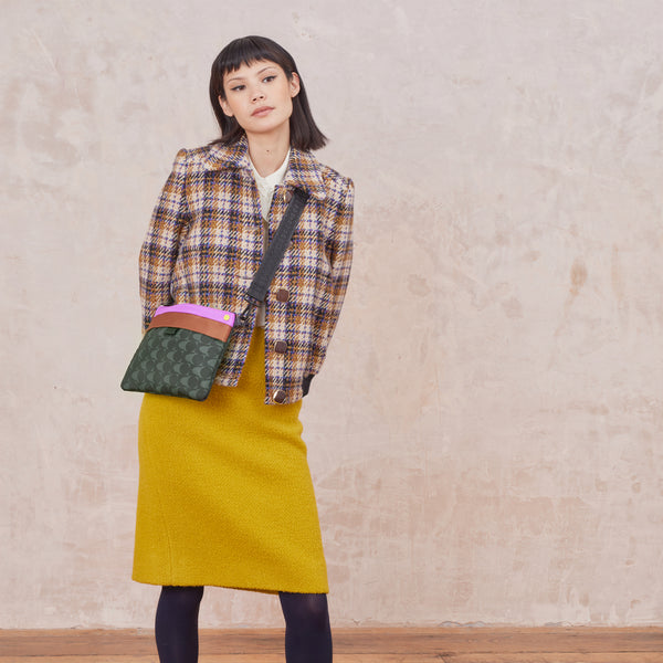 Orla Kiely Quadrant Crossbody - Colourblock Multi