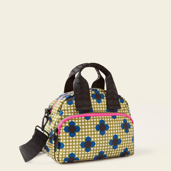 Orla Kiely Radial Handbag - Flower Polka Dot Olive