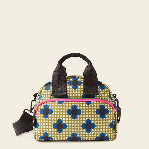 orla kiely Radial Handbag - Flower Polka Dot Olive