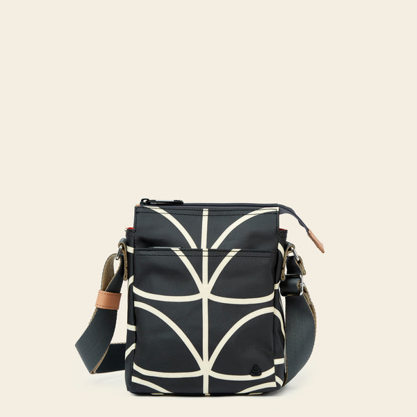 orla kiely Ranger Crossbody - Linear Stem Liquorice