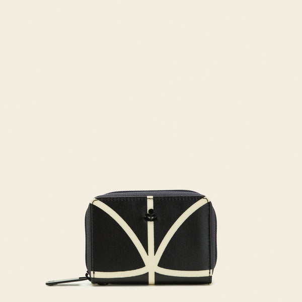 orla kiely Remember Me Purse - Linear Stem Liquorice