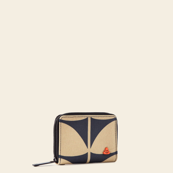 Orla Kiely Remember Me Purse - Solid Stem Oatmeal