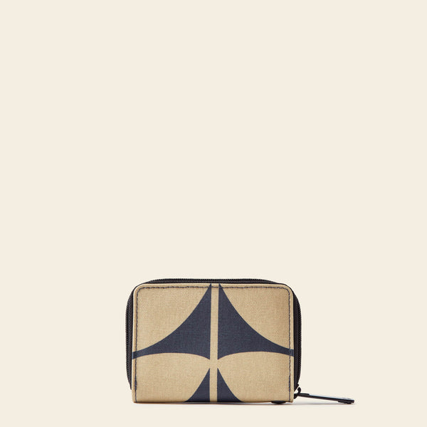 Orla Kiely Remember Me Purse - Solid Stem Oatmeal