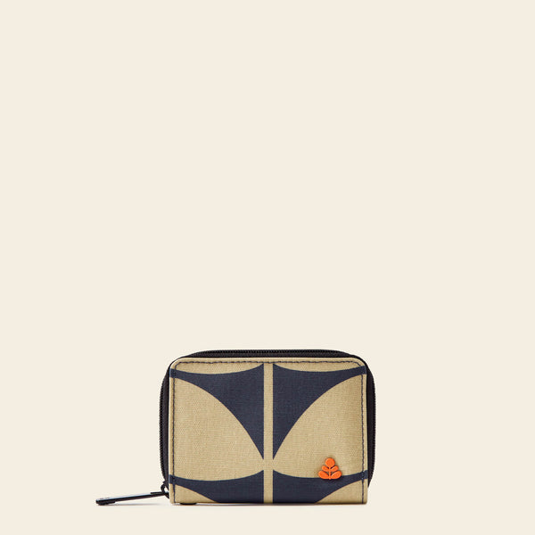 orla kiely Remember Me Purse - Solid Stem Oatmeal