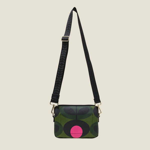 Orla Kiely Slim Crossbody Bag - Oval Stem Forest