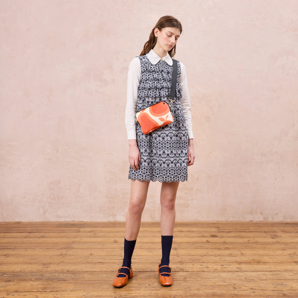 Orla Kiely Slim Crossbody - Pear Tomato