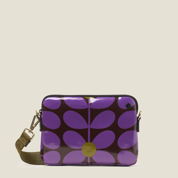 Orla Kiely Slim Crossbody - Sixties Stem Orchid