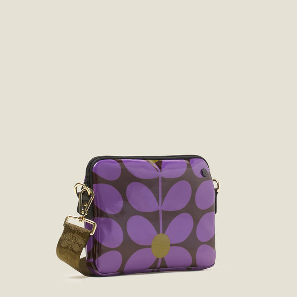 Orla Kiely Slim Crossbody - Sixties Stem Orchid
