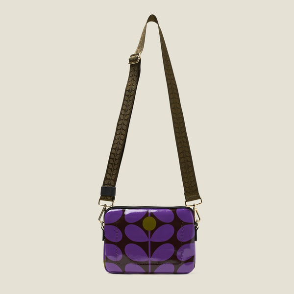 Orla Kiely Slim Crossbody - Sixties Stem Orchid