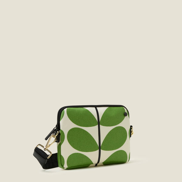 Orla Kiely Slim Crossbody - Solid Stem Apple