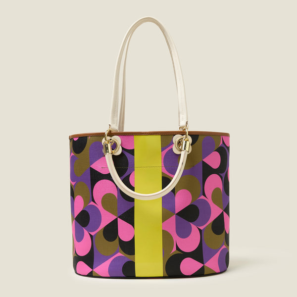 Orla Kiely Smile Tote - Kaleidoscope Violet