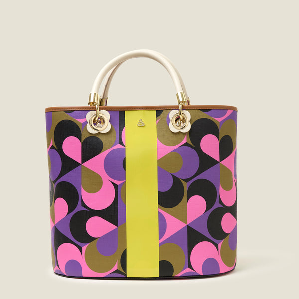 orla kiely Smile Tote - Kaleidoscope Violet