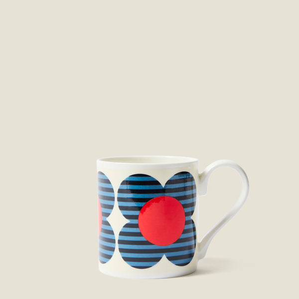 Orla Kiely Standard Mug Set Of 2 - Striped Flower