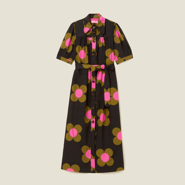 Orla Kiely The Anna Shirt Dress - Giant Flower Spot