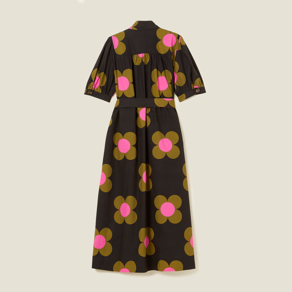 Orla Kiely The Anna Shirt Dress - Giant Flower Spot