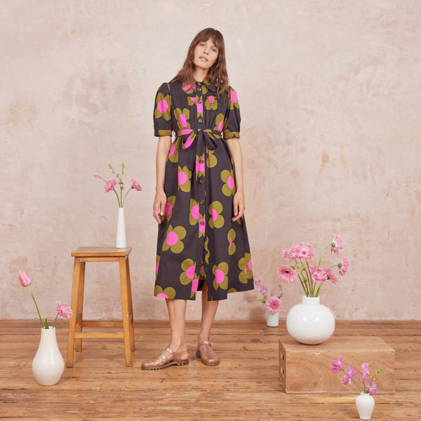 orla kiely The Anna Shirt Dress - Giant Flower Spot