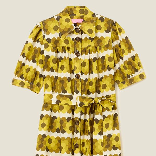 Orla Kiely The Anna Shirt Dress - Retro Flower