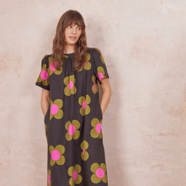orla kiely The Orla Dress - Giant Flower Spot