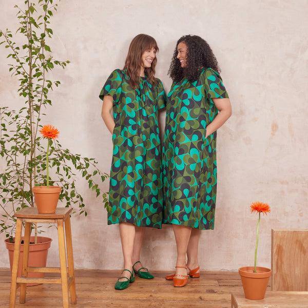 Orla Kiely The Orla Silk Dress - Kaleidoscope