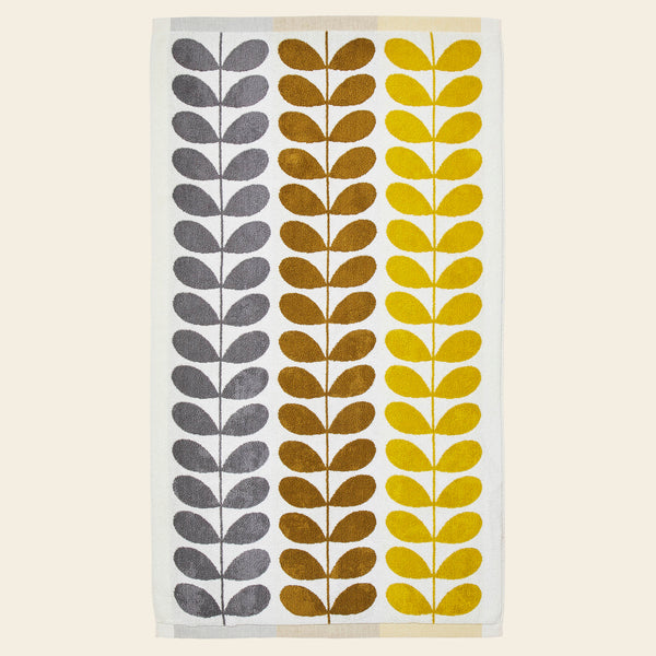 Orla Kiely Trio Stem Towels Dune