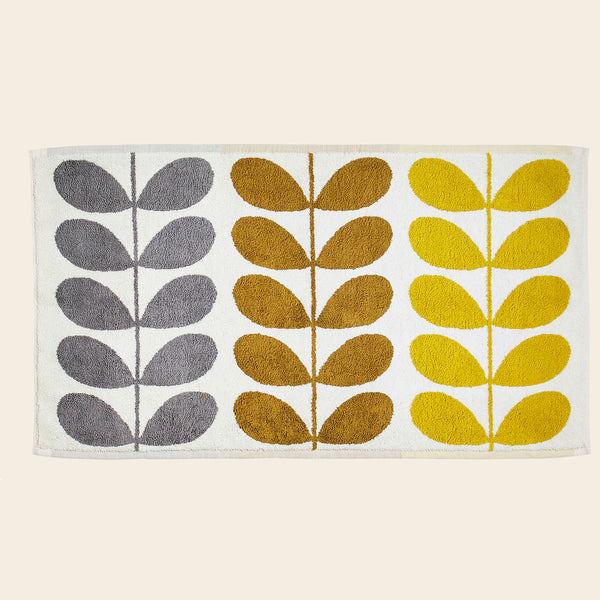 Orla Kiely Trio Stem Towels Dune