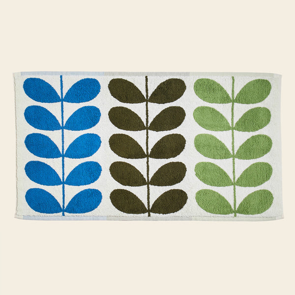 Orla Kiely Trio Stem Towels Riviera