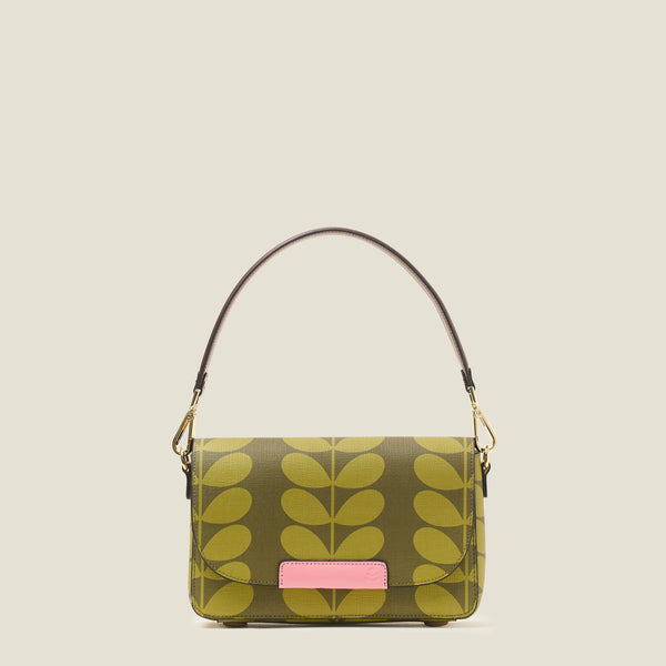 Orla Kiely Vera Crossbody Bag - Solid Stem Olive
