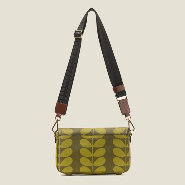 Orla Kiely Vera Crossbody Bag - Solid Stem Olive