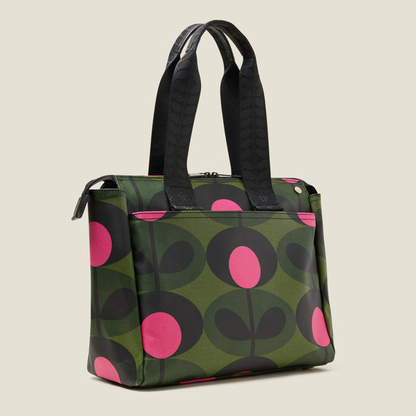 Orla Kiely Walker Tote Bag - Oval Stem Forest