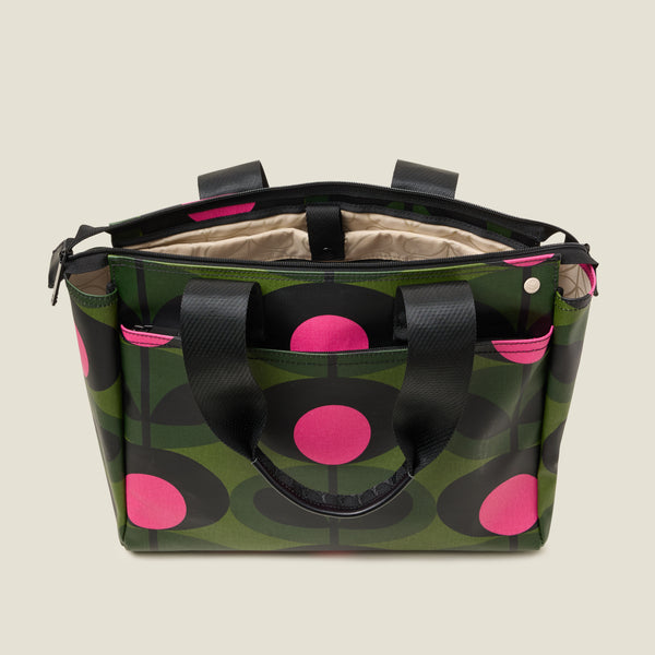Orla Kiely Walker Tote Bag - Oval Stem Forest